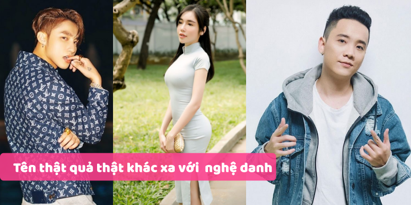 Cộng đồng mạng cười ngất khi so sánh tên thật và nghệ danh của sao Việt