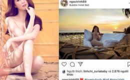Ngọc Trinh show ảnh bỏng mắt khoe đường cong quyến rũ, bí quyết cho thân hình đồng hồ cát là gì?