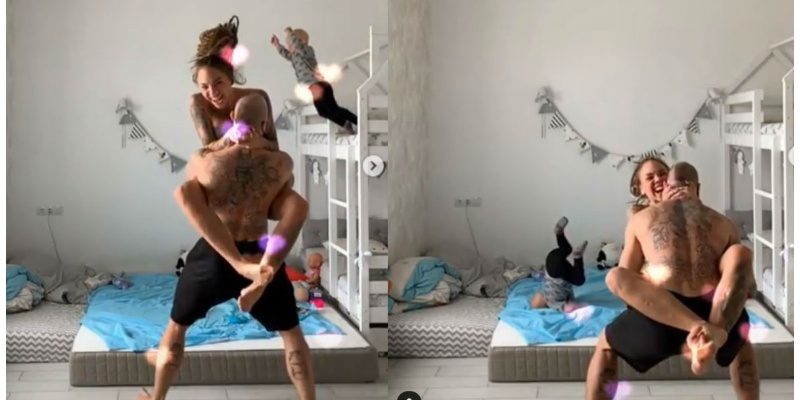 Bố mẹ chơi Tiktok, con trai 3 tuổi bắt chước nhảy xuống đầu gập 90 độ tiếp đất
