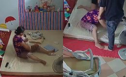 Người bố bị sốc và ra tay sau khi xem clip người giúp việc bạo hành con, cảnh giác hội chứng “trẻ bị rung lắc”!