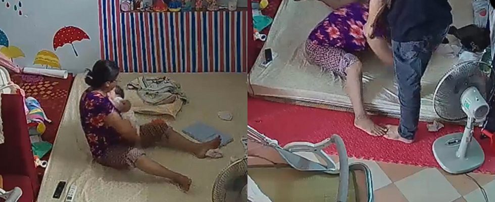 Người bố bị sốc và ra tay sau khi xem clip người giúp việc bạo hành con, cảnh giác hội chứng “trẻ bị rung lắc”!