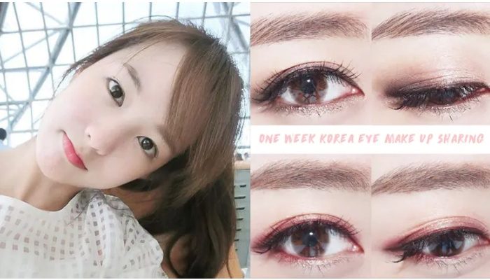 trang điểm mắt kiểu Hàn Quốc