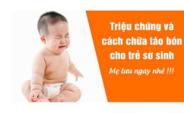 Cách chữa trẻ 2 tháng tuổi bị táo bón dứt điểm