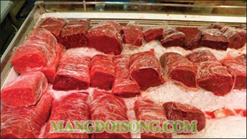 bảo quản thịt bằng tủ đông
