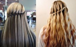 tết tóc hình thác nước