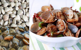 2 cách đơn giản giúp nghêu nhả sạch cát, để mẹ làm món ngon cho cả nhà!