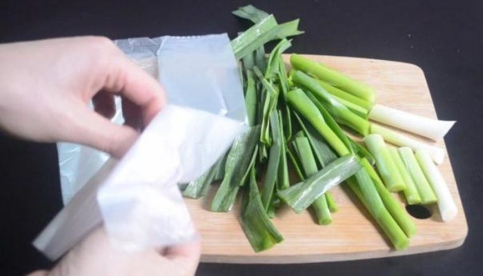 bảo quản hành lá
