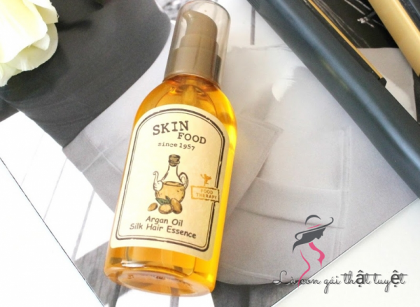 Tinh dầu dưỡng Skinfood Argan Oil Silk Hair Essence