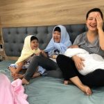 MC Minh Trang review về chiếc khăn bông L'Ange