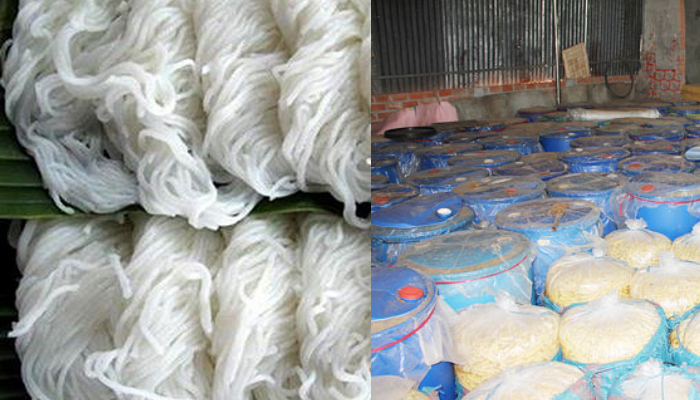 Ngỡ ngàng tác hại của hàn the trong bún phở ăn hàng ngày